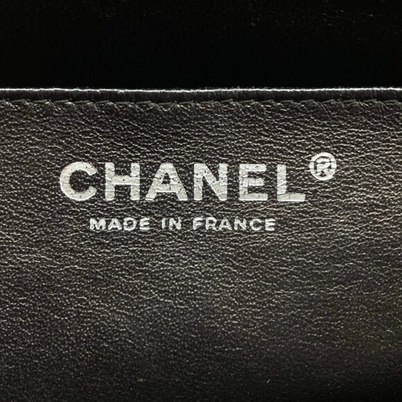 Chanel Classic Caviar Jumbo Single Flap CF Black GHW (13***96) cc419 - Picture 7 of 10